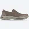 Men's Wide Fit Skechers 204509 Arch Fit Motley Ratel Slip On Trainers