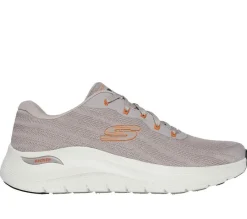 Men's Wide Fit Skechers 232701 Arch Fit 2.0 Road Wave Walking Trainers