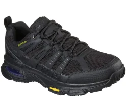 Men's Wide Fit Skechers 237214 Air Envoy Water Repellent outdoor Walking Trainers - Black