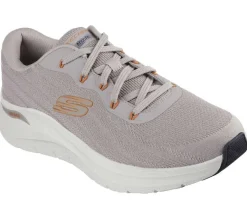 Men's Wide Fit Skechers 232701 Arch Fit 2.0 Road Wave Walking Trainers