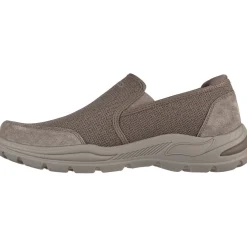 Men's Wide Fit Skechers 204509 Arch Fit Motley Ratel Slip On Trainers