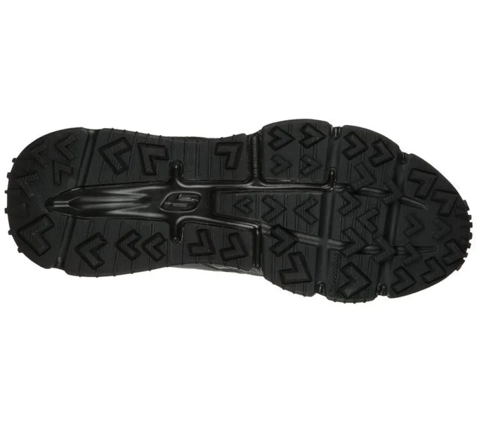 Men's Wide Fit Skechers 237214 Air Envoy Water Repellent outdoor Walking Trainers - Black