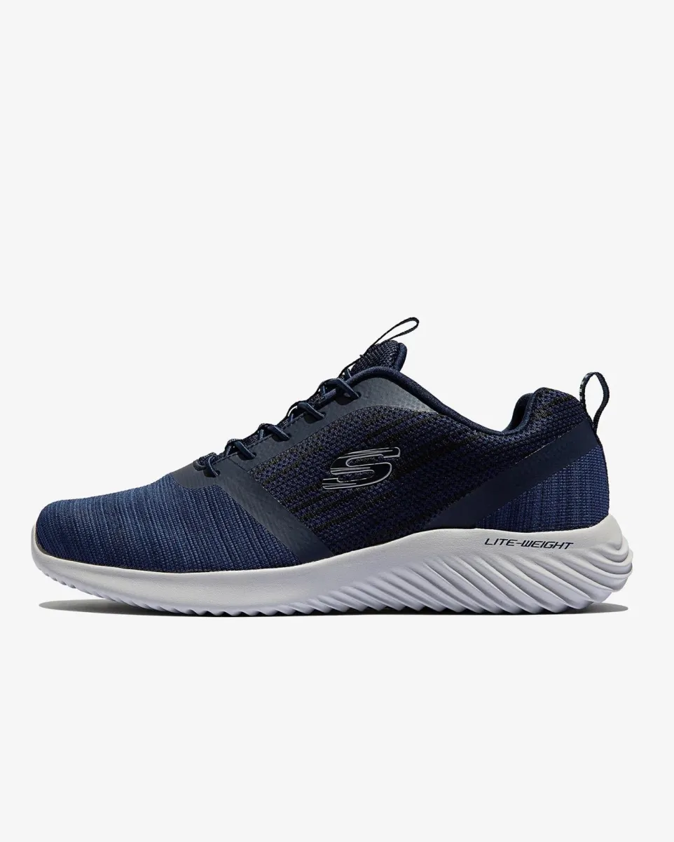 Men's Wide Fit Skechers 52504 Bounder Walking Trainers