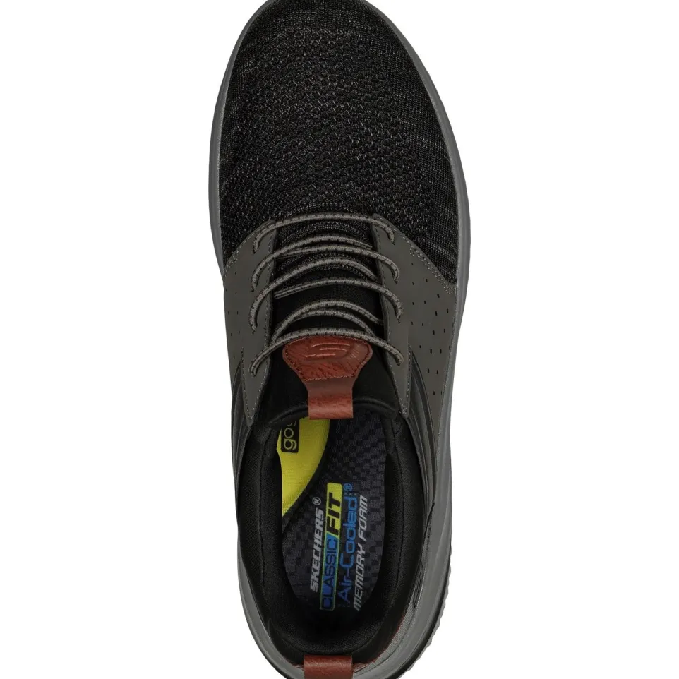 Men's Wide Fit Skechers 210238 Delson 3.0 Cicada Trainers