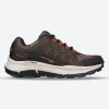 Men's Wide Fit Skechers 237501 Equalizer 5.0 Trail-Solix Walking Trainers - Brown/Orange
