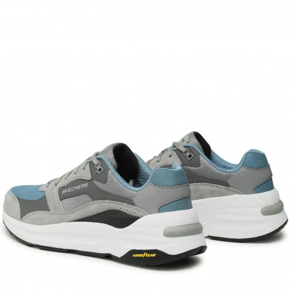 Men's Wide Fit Skechers 237200 Global Jogger Trainers
