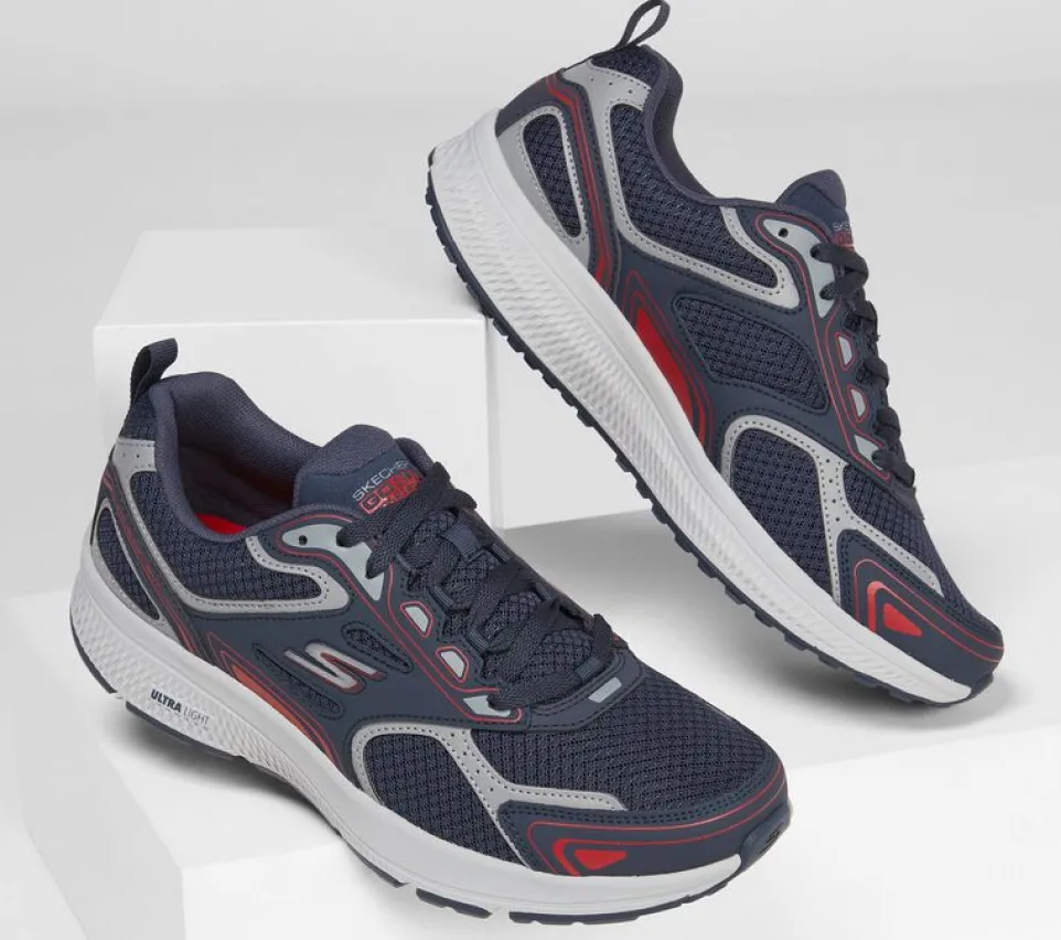 Men's Wide Fit Skechers 220034 Go Run Consistent Running Trainers - Goga Mat