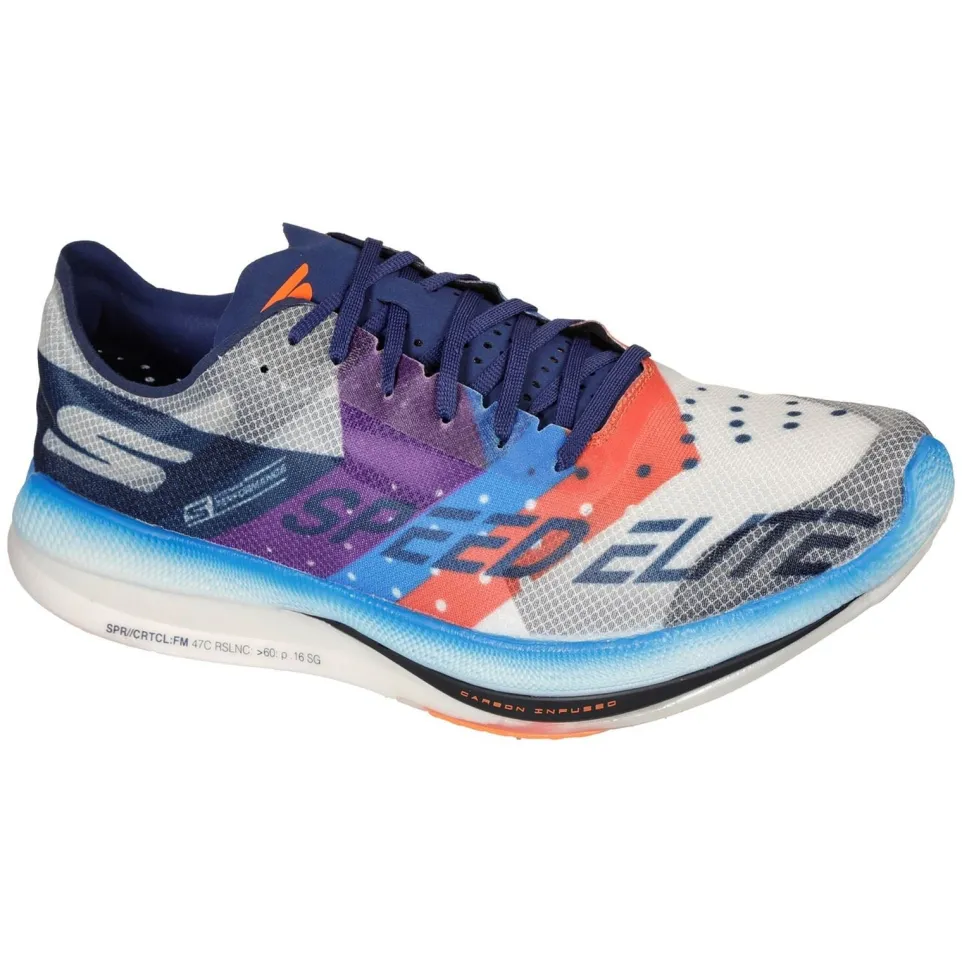 Men's Wide Fit Skechers 55221 Go Run Speed Elite Sports Trainers