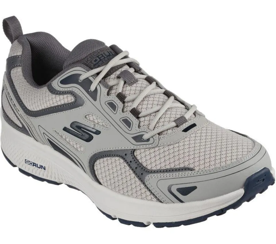 Men's Wide Fit Skechers 220034 Go Run Consistent Running Trainers - Goga Mat