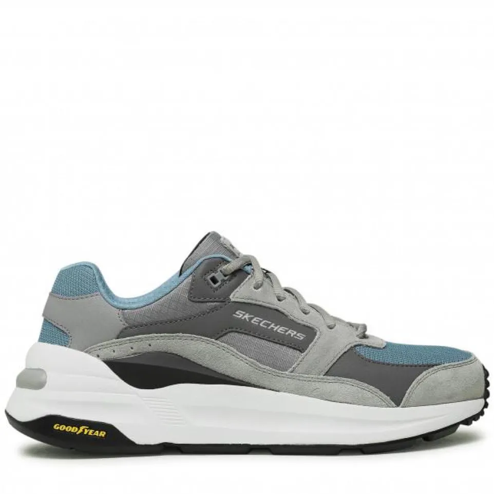 Men's Wide Fit Skechers 237200 Global Jogger Trainers