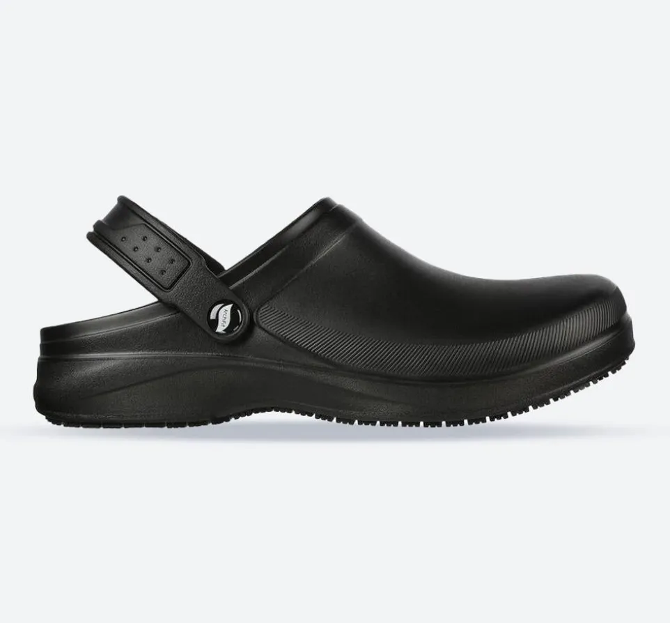 Men's Wide Fit Skechers 200092 Riverbound Sr Clog Shoes