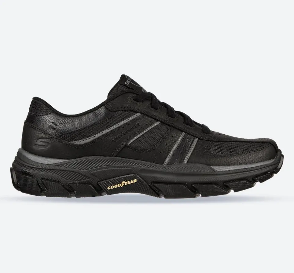 Men's Wide Fit Skechers 204330 Respected Lace Up Trainers