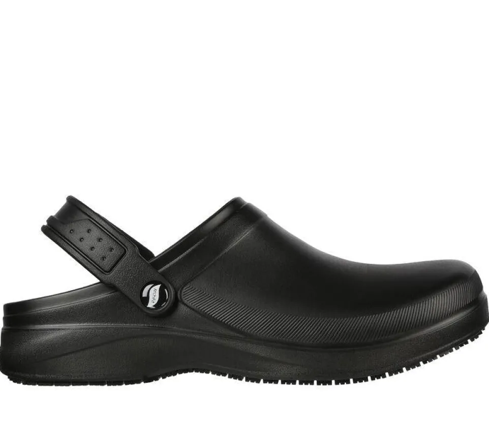 Men's Wide Fit Skechers 200092 Riverbound Sr Clog Shoes