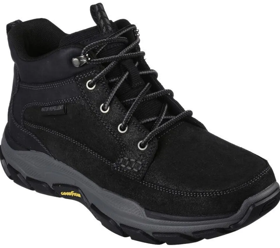 Men's Wide Fit Skechers 204454 Relaxed Fit Respected Boswell Good Year Boots
