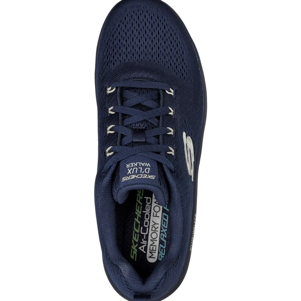 Men's Wide Fit Skechers 232364 Relaxed Fit D'Lux Walker Meerno Trainers