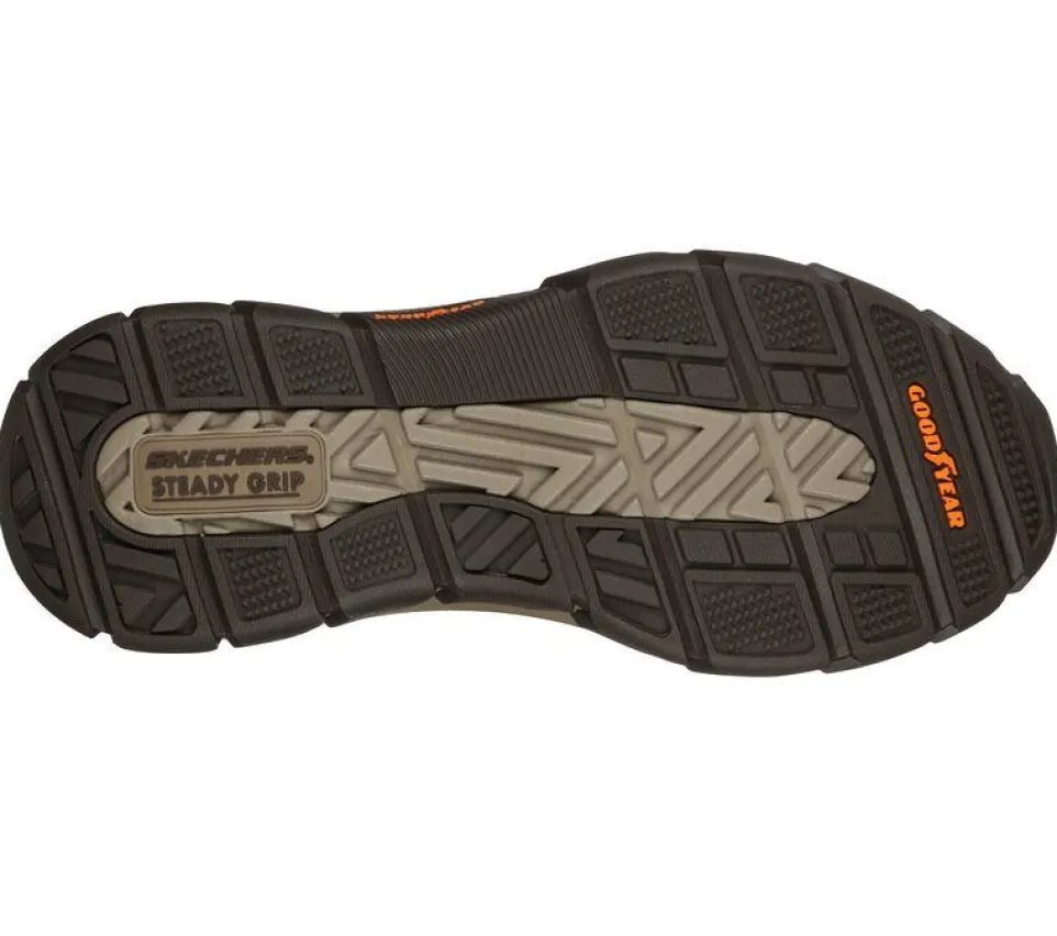 Men's Wide Fit Skechers 204480 Respected Calum Walking Trainers