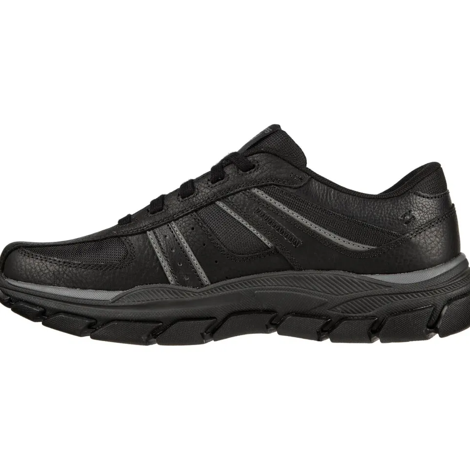Men's Wide Fit Skechers 204330 Respected Lace Up Trainers