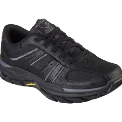 Men's Wide Fit Skechers 204330 Respected Lace Up Trainers
