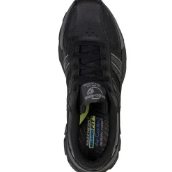 Men's Wide Fit Skechers 204330 Respected Lace Up Trainers