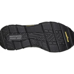 Men's Wide Fit Skechers 204330 Respected Lace Up Trainers