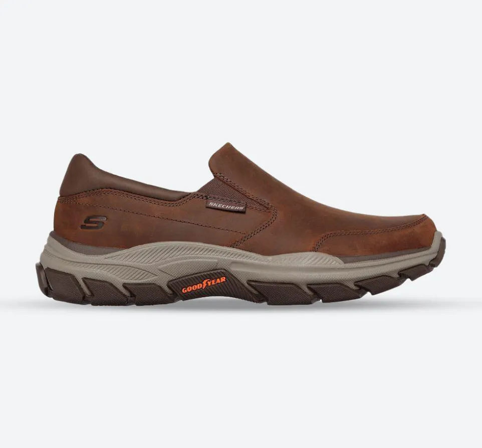 Men's Wide Fit Skechers 204480 Respected Calum Walking Trainers