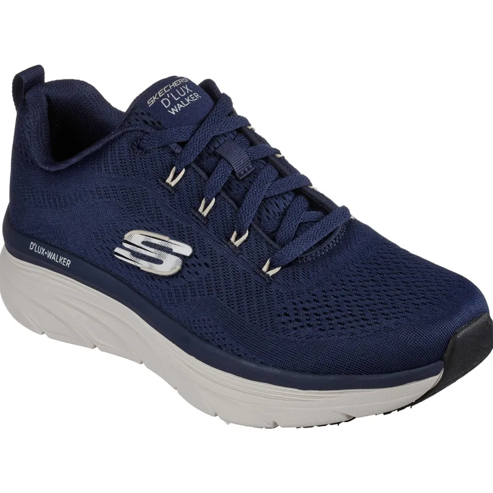 Men's Wide Fit Skechers 232364 Relaxed Fit D'Lux Walker Meerno Trainers