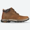 Men's Wide Fit Skechers 204394 Segment 2.0 Brogden Boots - Desert/Brown