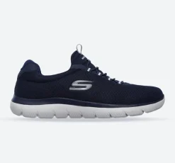 Men's Wide Fit Skechers 52811 Summits Slip On Sports Trainers