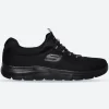 Men's Wide Fit Skechers 52811 Summits Slip On Sports Trainers - Black