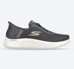 Men's Wide Fit Skechers 216496 Slip-ins Go Walk Flex Trainers