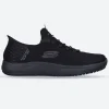 Men's Wide Fit Skechers 200205 Summits Slip-ins Colsin Work Trainers
