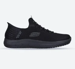 Men's Wide Fit Skechers 200205 Summits Slip-ins Colsin Work Trainers