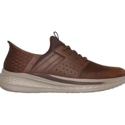 Men's Wide Fit Skechers 210828 Slip-ins Rf Slade Trainers