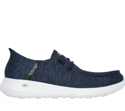 Men's Wide Fit Skechers 216283 Slip-ins Go Walk Max Free Hands Trainers