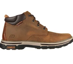 Men's Wide Fit Skechers 204394 Segment 2.0 Brogden Boots - Desert/Brown