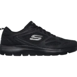 Men's Wide Fit Skechers 52812 Summits South Rim Sports Trainers - Black
