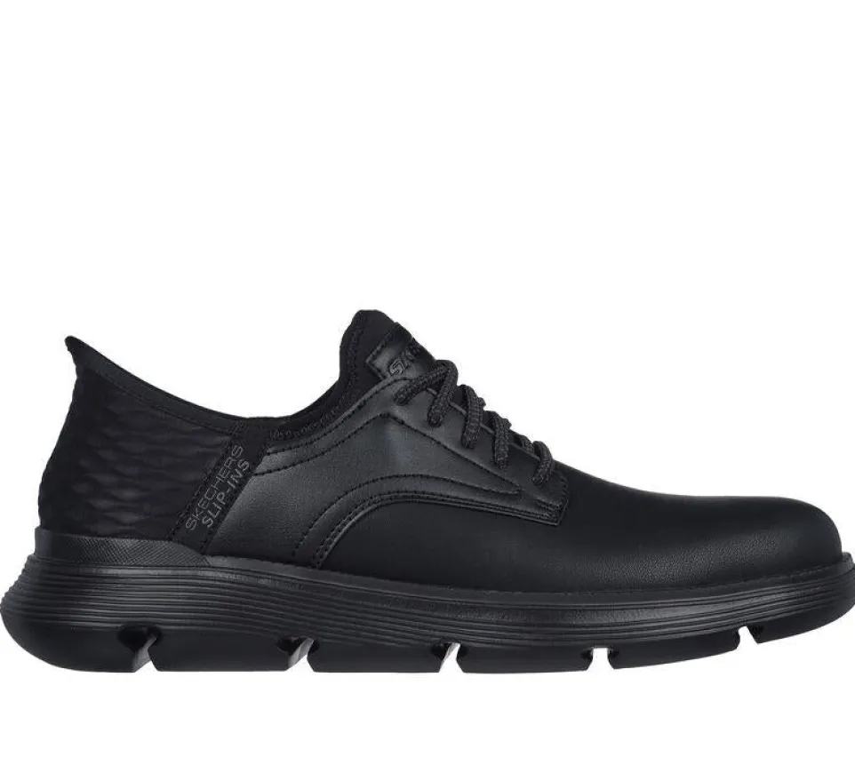Men's Wide Fit Skechers 205046 Slip-ins Garza Gervin Trainers - Black