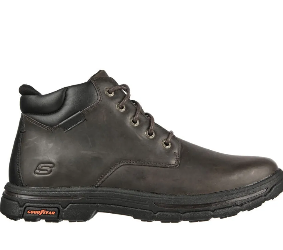 Men's Wide Fit Skechers 204394 Segment 2.0 Brogden Boots