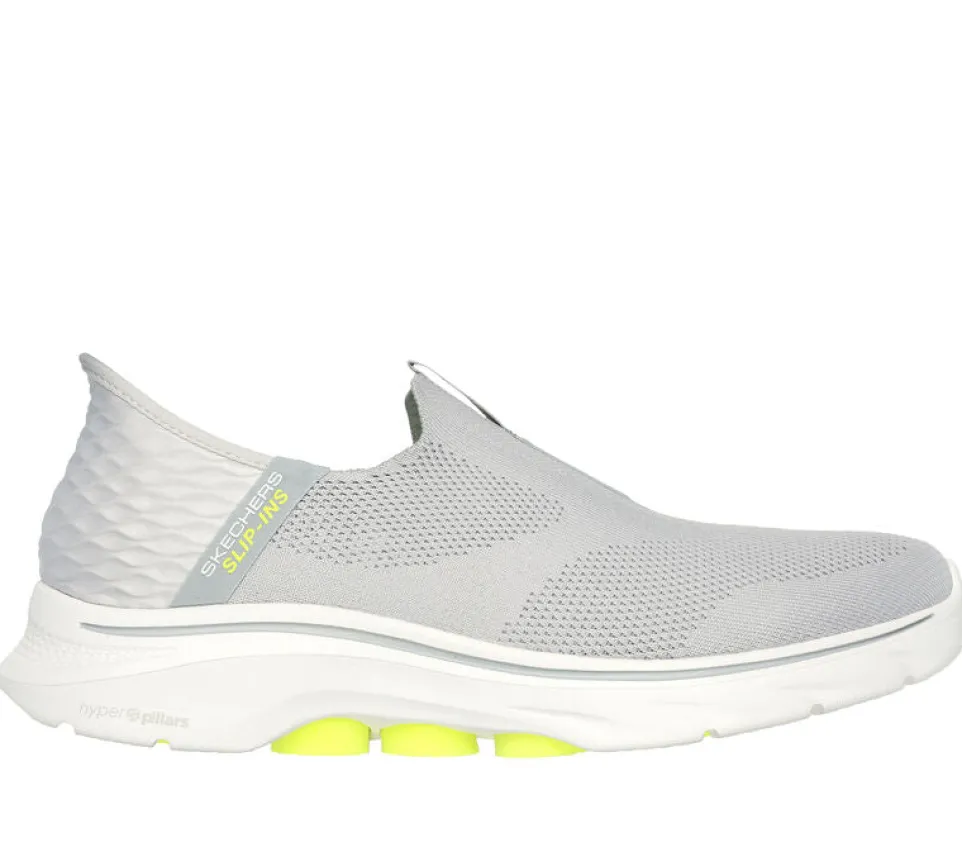 Men's Wide Fit Skechers 216641 Slip-ins Go Walk 7 Easy On 2 Trainers