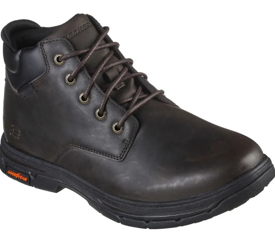 Men's Wide Fit Skechers 204394 Segment 2.0 Brogden Boots