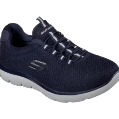 Men's Wide Fit Skechers 52811 Summits Slip On Sports Trainers