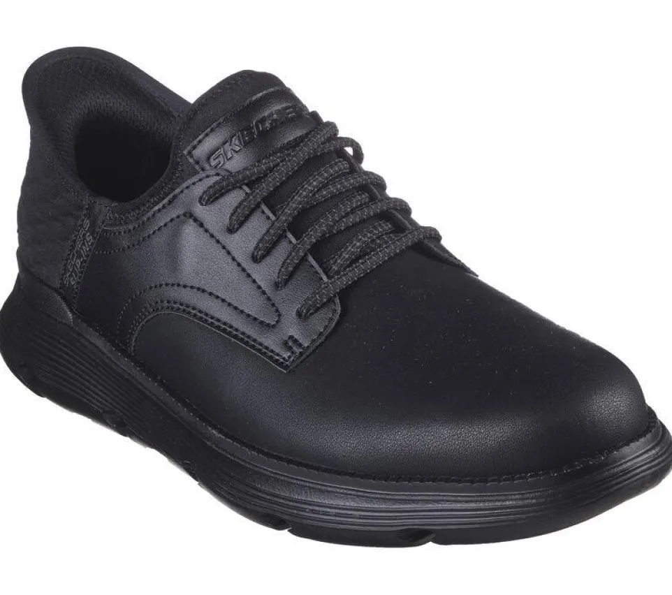Men's Wide Fit Skechers 205046 Slip-ins Garza Gervin Trainers - Black