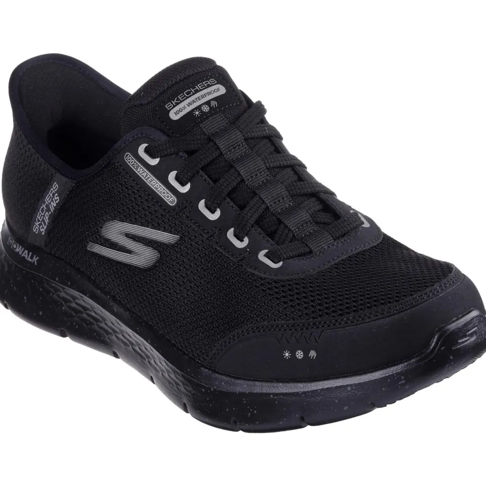 Men's Wide Fit Skechers 216330 Slip-ins Go Walk Flex 100% Waterproof Trainers