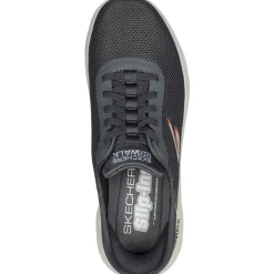 Men's Wide Fit Skechers 216496 Slip-ins Go Walk Flex Trainers