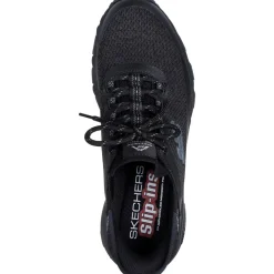 Men's Wide Fit Skechers 237309 Slip-ins Max Protect Assembly Trainers - Black