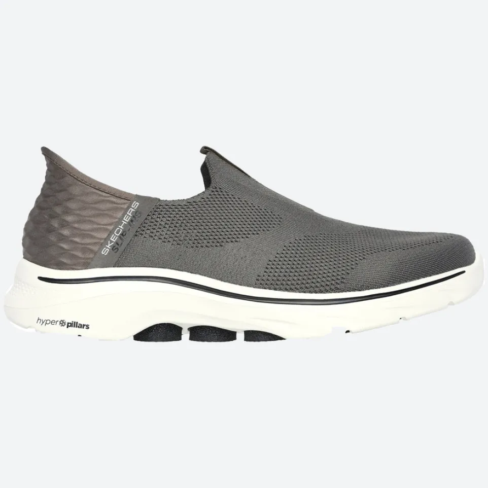 Men's Wide Fit Skechers 216641 Slip-ins Go Walk 7 Easy On 2 Trainers