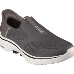 Men's Wide Fit Skechers 216641 Slip-ins Go Walk 7 Easy On 2 Trainers