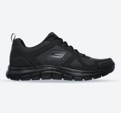 Men's Wide Fit Skechers 52630 Track Bucolo Sports Trainers - Black