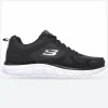 Men's Wide Fit Skechers 52630 Track Bucolo Sports Trainers - Black/White