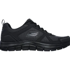 Men's Wide Fit Skechers 52630 Track Bucolo Sports Trainers - Black